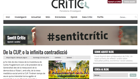 De la CUP, o la infinita contradicció